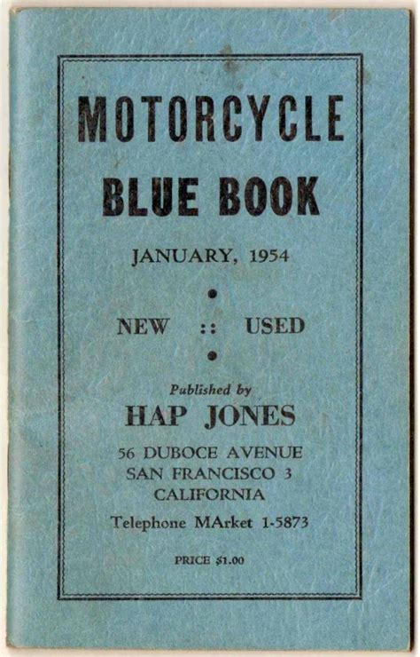 Dirt Bike Blue Book